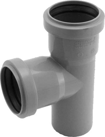 Фитинг РосТурПласт Тройник для внутренней канализации 50х40х87°