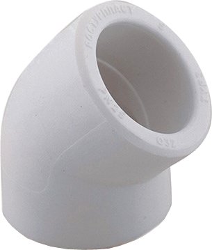 Фитинг РосТурПласт Уголник ПП (серый) 20х45°