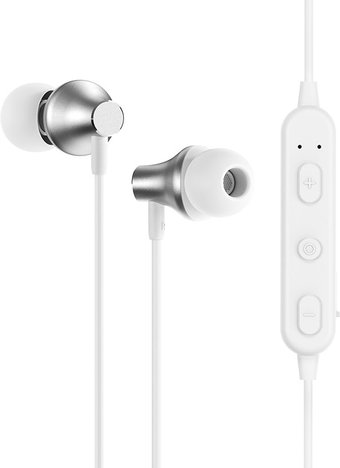 Наушники Borofone BE32 (серебристый/белый)