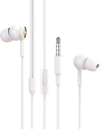 Наушники Borofone BM12 (белый/золотистый)