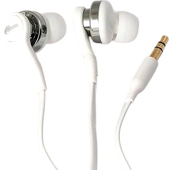 Наушники Ritmix RH-131 (белый/серебристый)