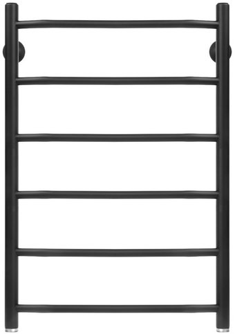 Полотенцесушитель Granula Трапеция 50х80 6 перекладин (нижнее подключение, черный матовый)