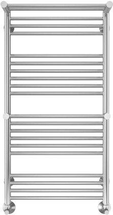 Полотенцесушитель TERMINUS Аврора П20 500x1000 с 2 полками нп (хром)
