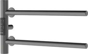 Полотенцесушитель Маргроид Ferrum Cook СНШ 18*40 Графит, скрытого монтажа, таймер слева