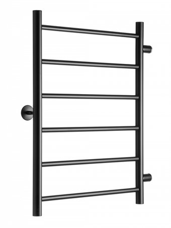 Полотенцесушитель Ростела Виктория боковое подключение 1" 6 перекладин 50х70 см (черный)