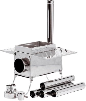 Свободностоящая печь-камин Инвент Большая (экраны трансформеры)