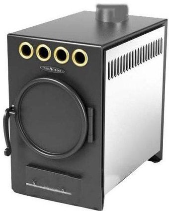 Свободностоящая печь-камин Термофор Нормаль 2 Турбо (НК, ТВ, антрацит)