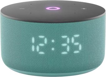 Умная колонка Яндекс Станция Мини 3 с часами (бирюзовый)