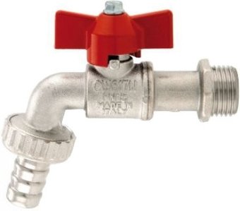 Запорная арматура ITAP GAR Шаровый сливной кран с латунным штуцером 3/4" 1680034