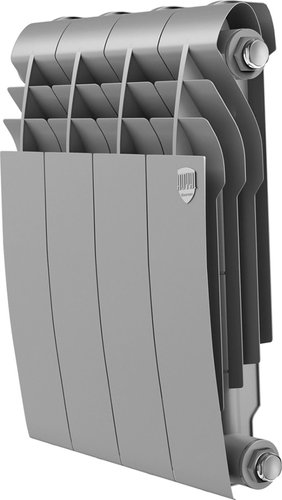 Биметаллический радиатор Royal Thermo Biliner B 350 Серебристый - 4 секций