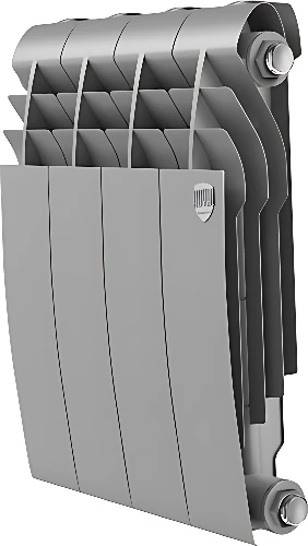 Биметаллический радиатор Royal Thermo Biliner B 350 Серебристый - 4 секций