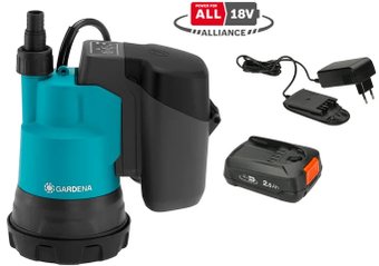 Дренажный насос Gardena 2000/2 18V P4A 14600-20 (с АКБ)