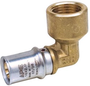 Фитинг APE Колено с резьбой 20x1/2"x90° [3AP1521220]