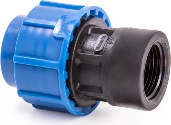 Фитинг Lammin Муфта соединительная с внутренней резьбой для ПЭ труб 50х2"