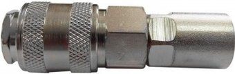 Фитинг Partner Быстроразъем пневмат с клапаном зажим 8x12 мм