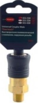 Фитинг RockForce Быстроразъем пневмат с клапоном нар рез 1/2" RF-SE6-4SM