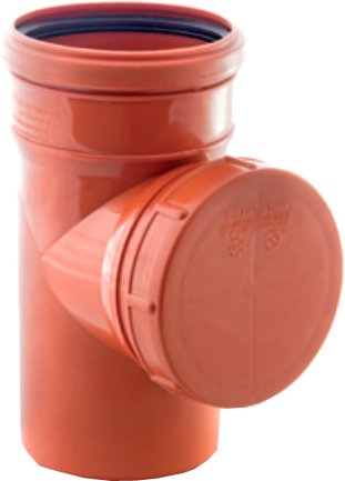 Фитинг РосТурПласт Ревизия для наружной канализации 110