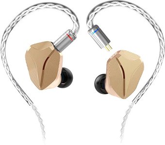 Наушники Hidizs MP145 (золотистый титан, серебристые кабели 3.5/4.4 мм)