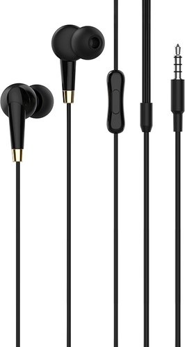 Наушники Hoco M58 (черный/золотистый)