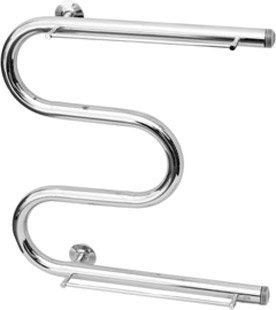 Полотенцесушитель TERMINUS 32 ПС М-образный с полкой 500x600 (хром)