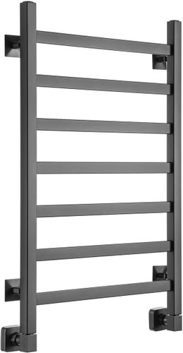 Полотенцесушитель Ростела Экспи Квадро V30 1/2" 7 перекладин 40x80 см (черный)