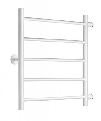 Полотенцесушитель Ростела Виктория боковое подключение 1" 5 перекладин 50х60 см (белый)