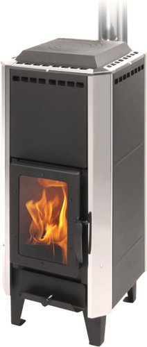 Свободностоящая печь-камин Теплодар Вертикаль-Металлика