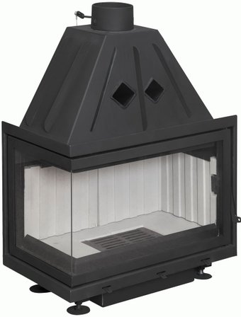 Встраиваемая печь-камин ЭкоКамин Альфа 700 L