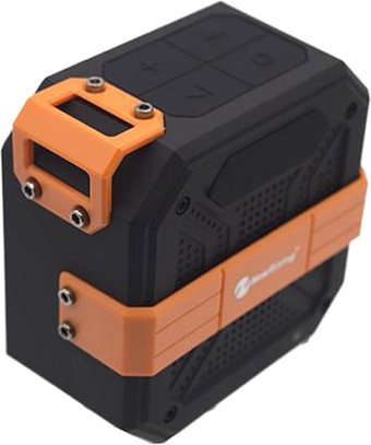 Беспроводная колонка NewRixing NR-103 (черный/оранжевый)