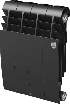 Биметаллический радиатор Royal Thermo BiLiner 350 Noir Sable (4 секции)