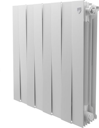Биметаллический радиатор Royal Thermo PianoForte 500 Белый - 8 секций