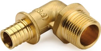 Фитинг General Fittings Соединитель 90° Goldfix 16х1/2" 340021H041622A