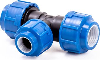 Фитинг Lammin Тройник переходной для ПЭ труб 40х32х40