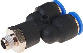 Фитинг RockForce Фитинг Y-образный для пласт. труб 10 мм 1/8" RF-SPX10-01