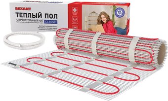 Нагревательный мат Rexant Classic RNX-10.0-1500 10 кв.м. 1500 Вт