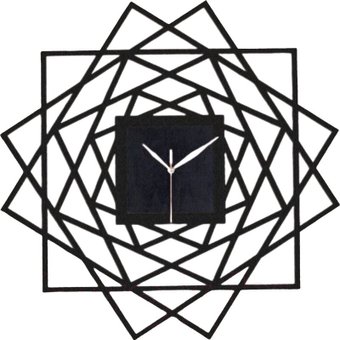 Настенные часы Woodary 2027