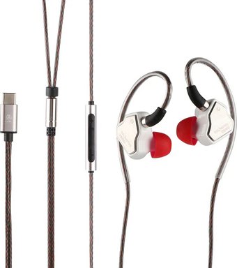 Наушники 7Hz Salnotes Zero USB-Type C (с микрофоном, белый)