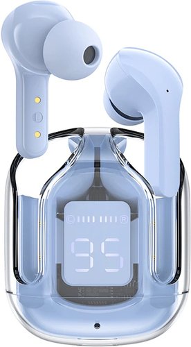 Наушники AceFast T6 Crystal (голубой)