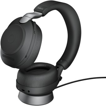 Офисная гарнитура Jabra Evolve2 85 USB-C UC (черный, с зарядной базой)