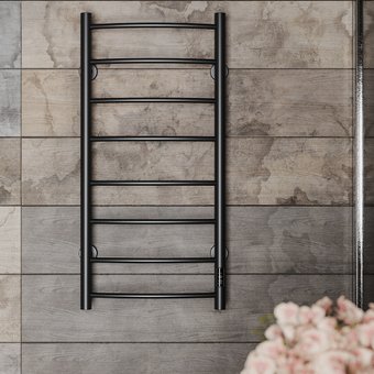 Полотенцесушитель Roxen Santi BK-109AW-8T 11030-4385B (черный)