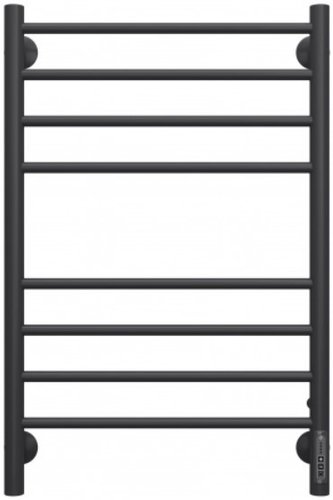 Полотенцесушитель TERMINUS Аврора электро КС П8 с диммером (500x800, черный)