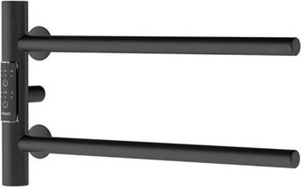 Полотенцесушитель Маргроид Ferrum Cook СНШ 18*40 Черный матовый, скрытого монтажа, таймер слева