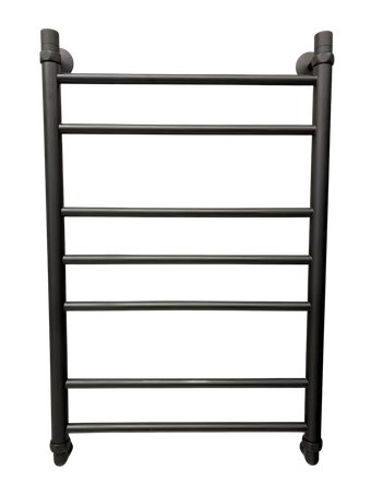 Полотенцесушитель Маргроид Вид 10 (вставки 2+3+2) 80/50 полная комплектация (Черный матовый)