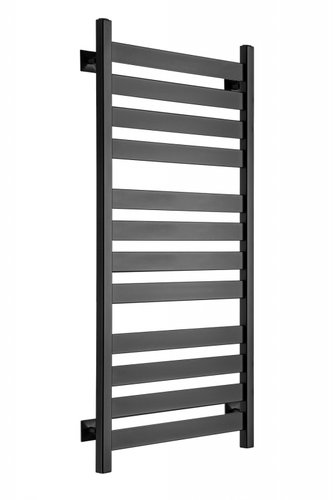Полотенцесушитель Ростела Квадро V 50 1/2" 12 перекладин 40x120 см (черный)