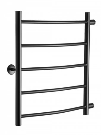 Полотенцесушитель Ростела Соната боковое подключение 1" 5 перекладин 50х60 см (черный)
