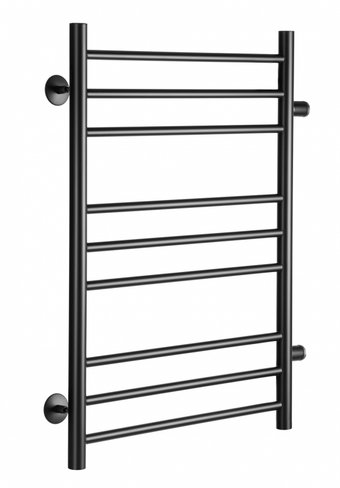 Полотенцесушитель Ростела Свирель V боковое подключение 1" 9 перекладин 50x80 см (черный)