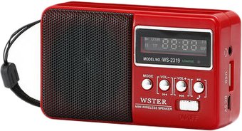 Радиоприемник Wster WS-2319 (красный)