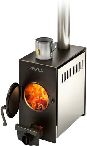 Свободностоящая печь-камин Термофор Авоська Антрацит НК