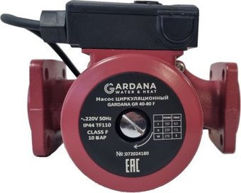 Циркуляционный насос Gardana GR 40-80 F