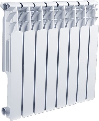 Алюминиевый радиатор SAS S500F2 (10 секций)